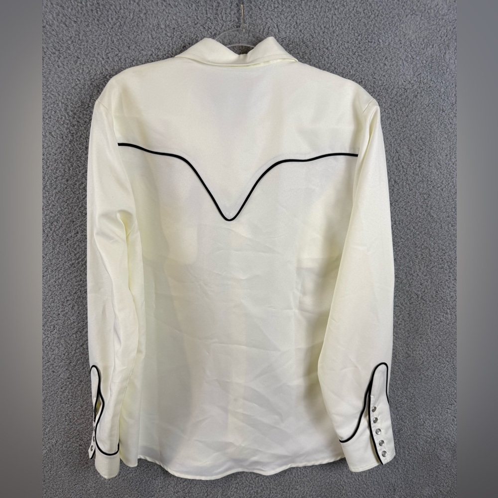 HbarC ranchwear NWT black label longsleeve button down western - Picture 2 of 10